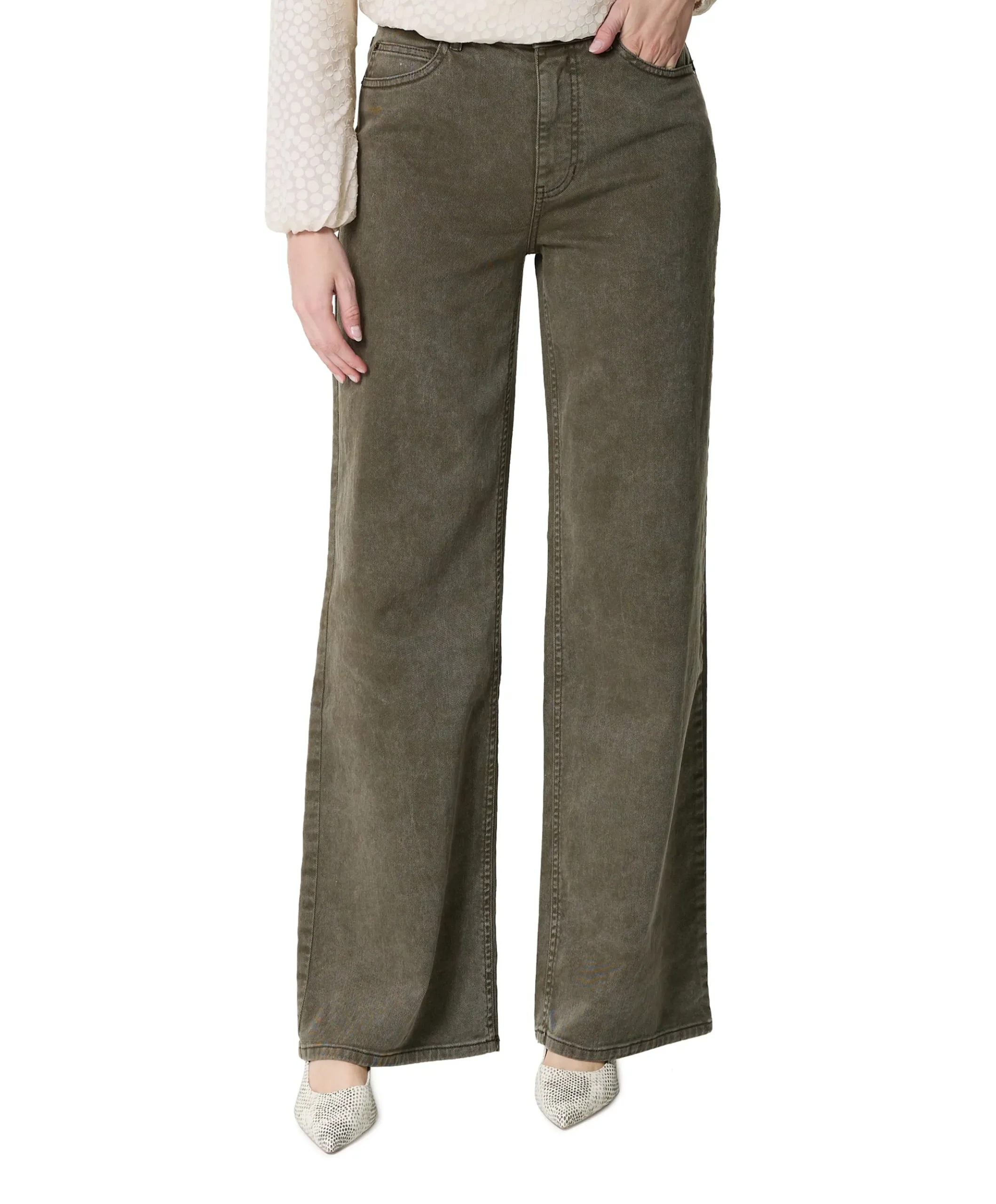 67a41-02Billie dames jeans groen