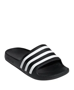 Adilette Aqua K jongens badslipper zwart