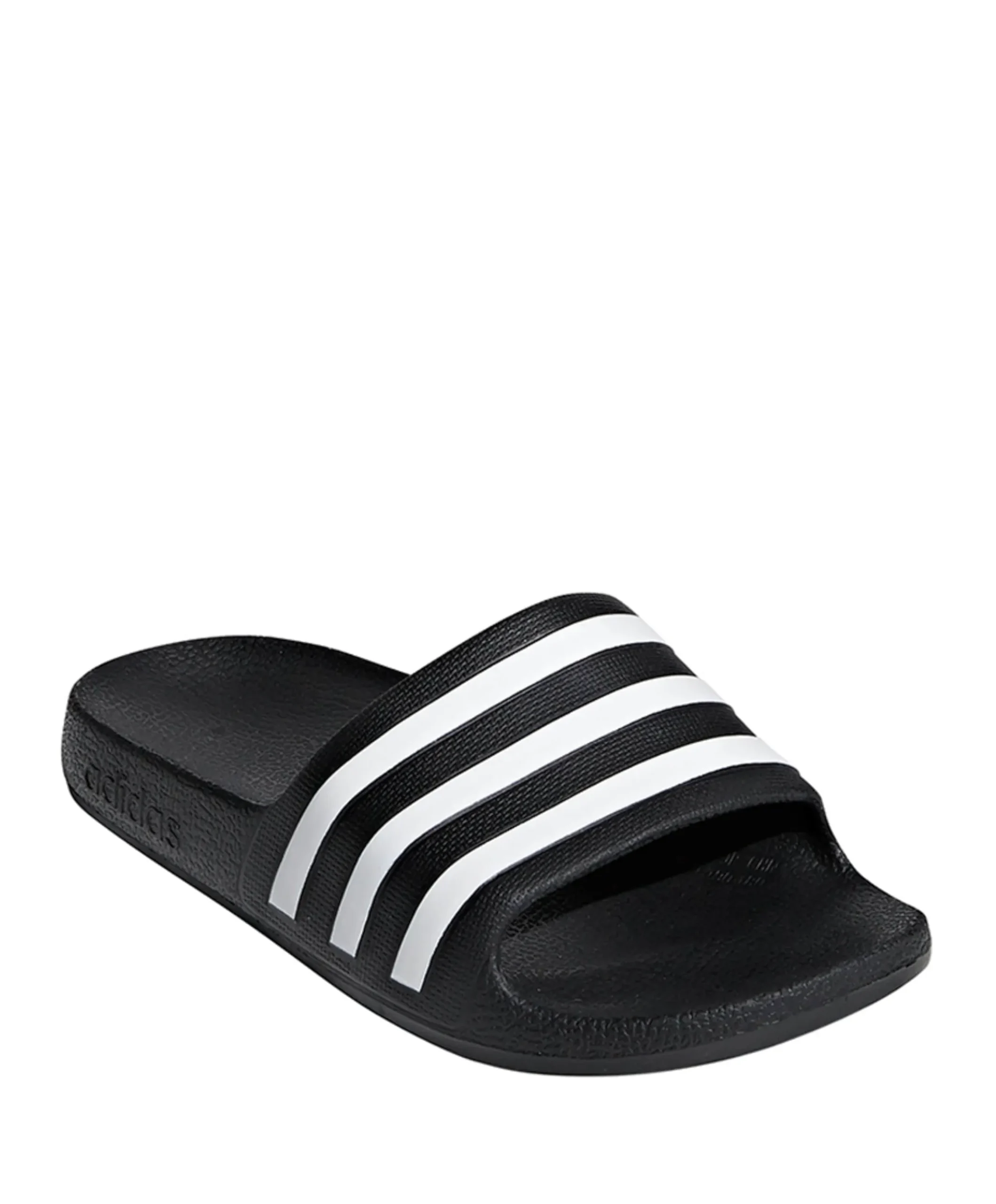 Adilette Aqua K jongens badslipper zwart