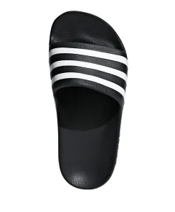 Adilette Aqua K jongens badslipper zwart