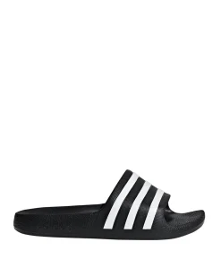 Adilette Aqua K jongens badslipper zwart