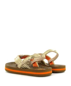 Ahi wild meisjes slippers goud