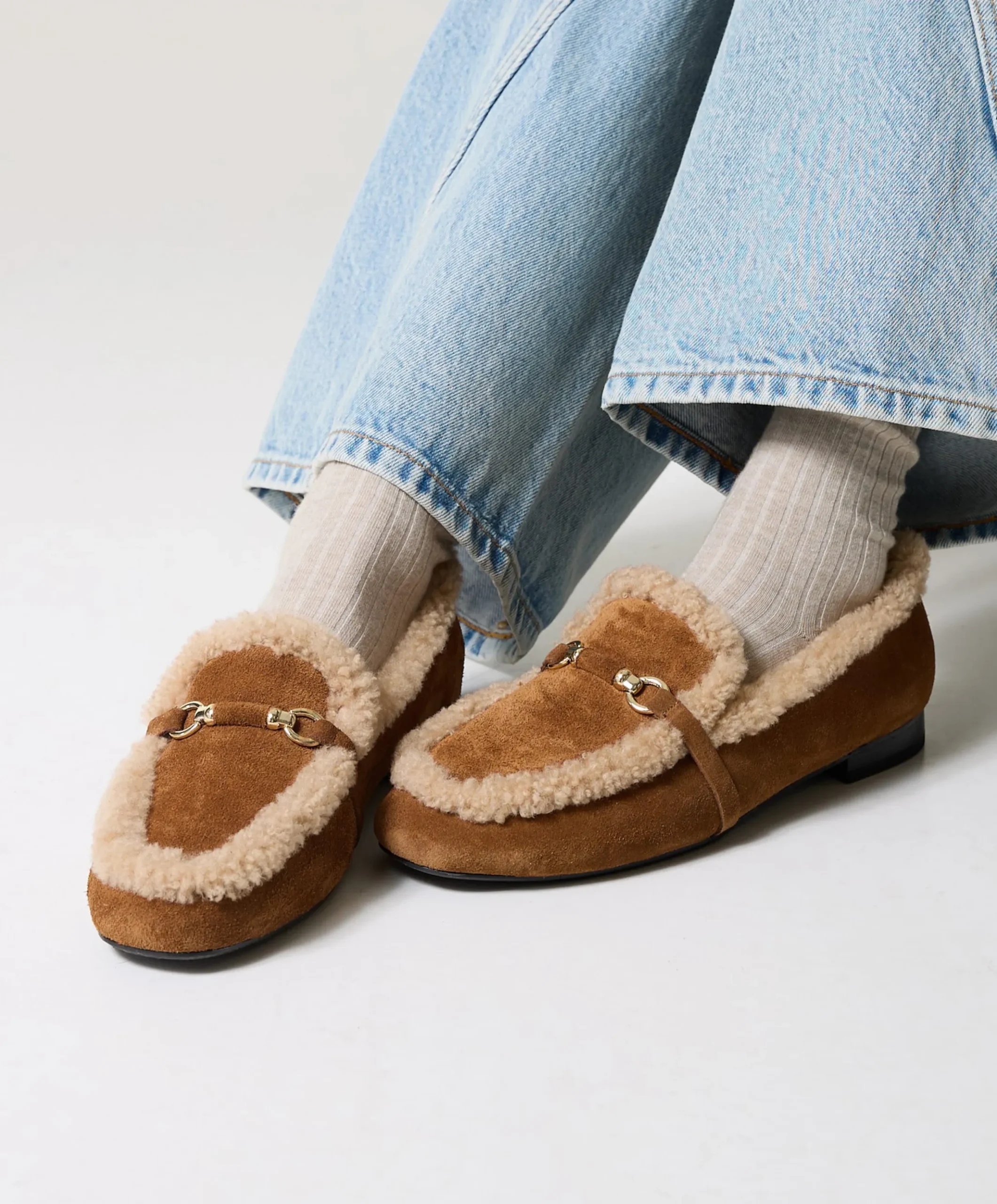 Aida dames loafers bruin