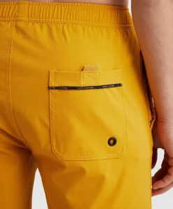 AIRFRAME SWIMSHORTS BIG LOGO PRINT heren zwembroek geel