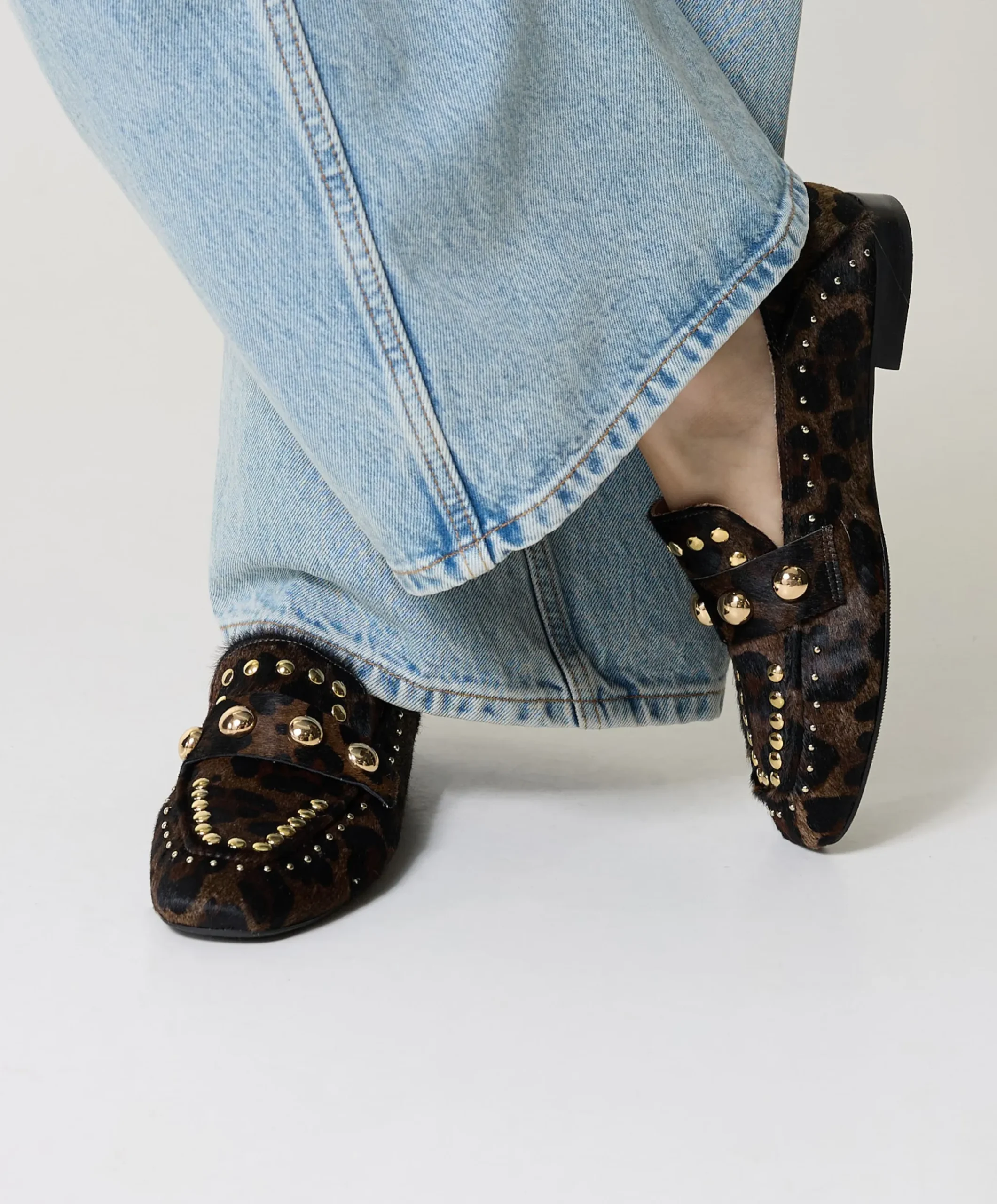 Aisha dames loafers bruin