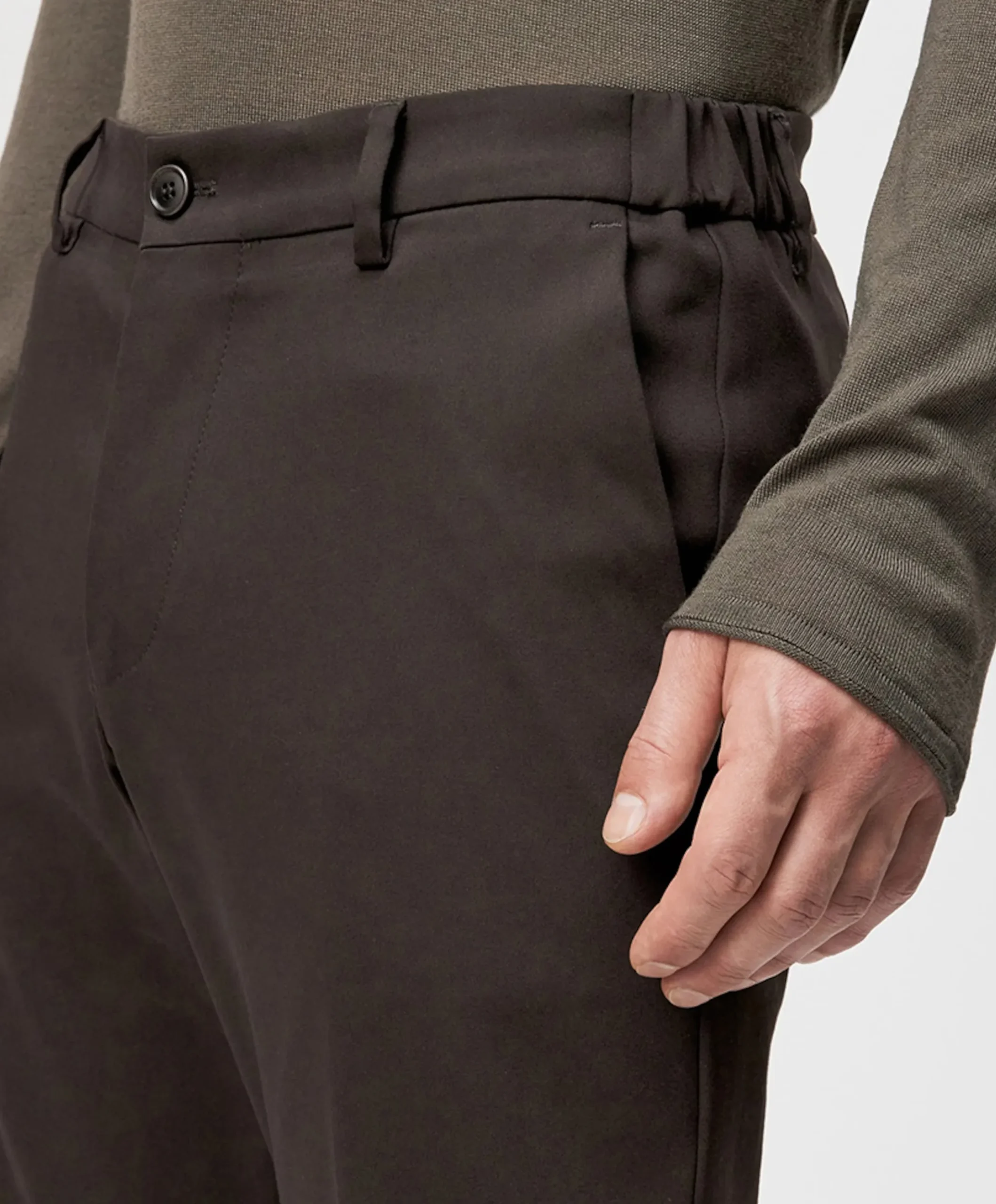 Ajend RGLR heren pantalon bruin