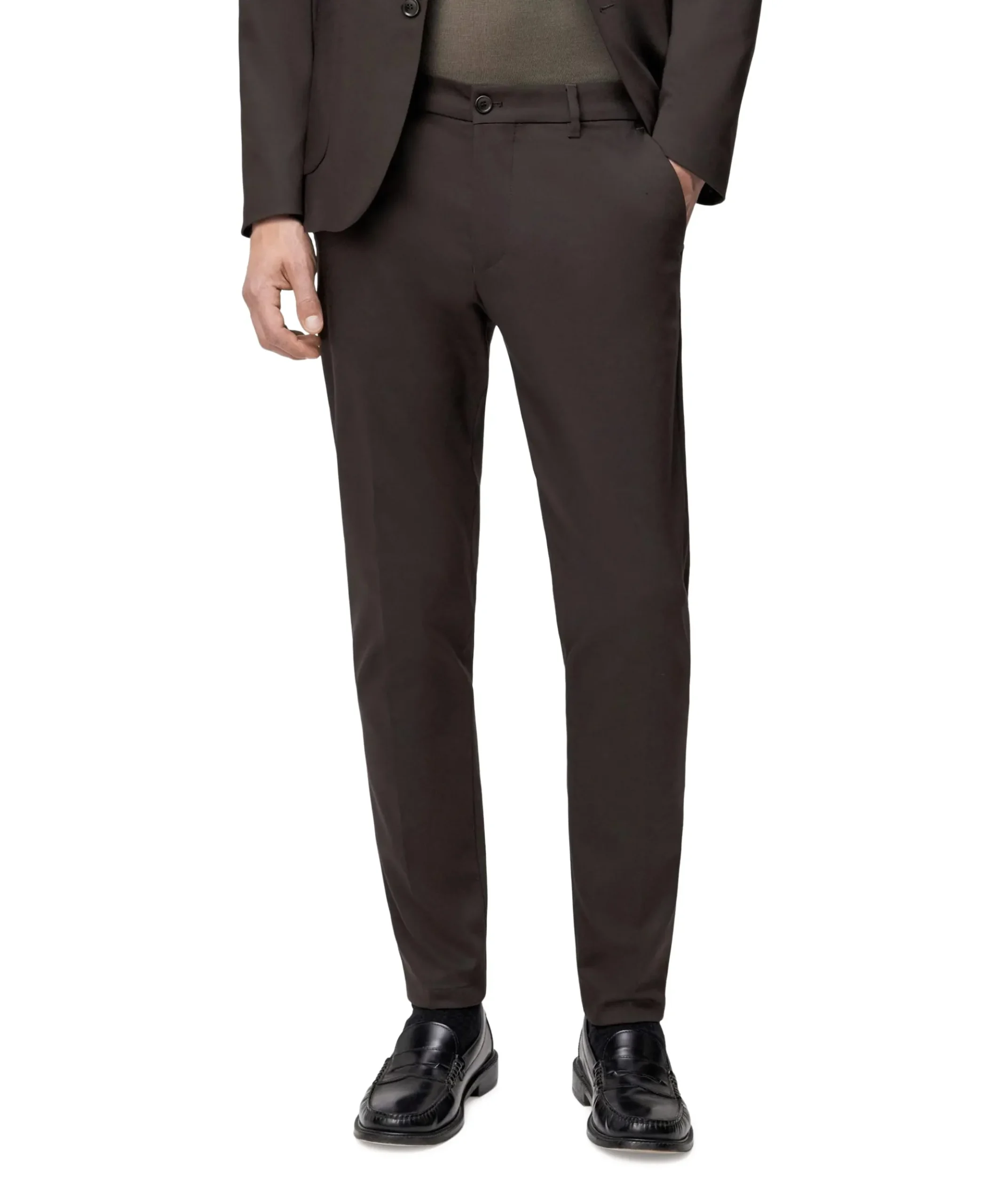 Ajend RGLR heren pantalon bruin