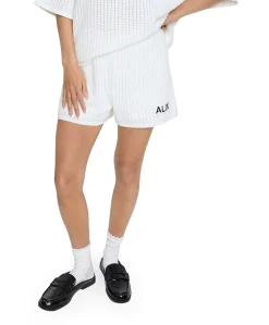AJOUR SHORTS dames korte broek ecru