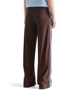 ALEIDAS HVM 404 wide leg tape at side dames broek bruin