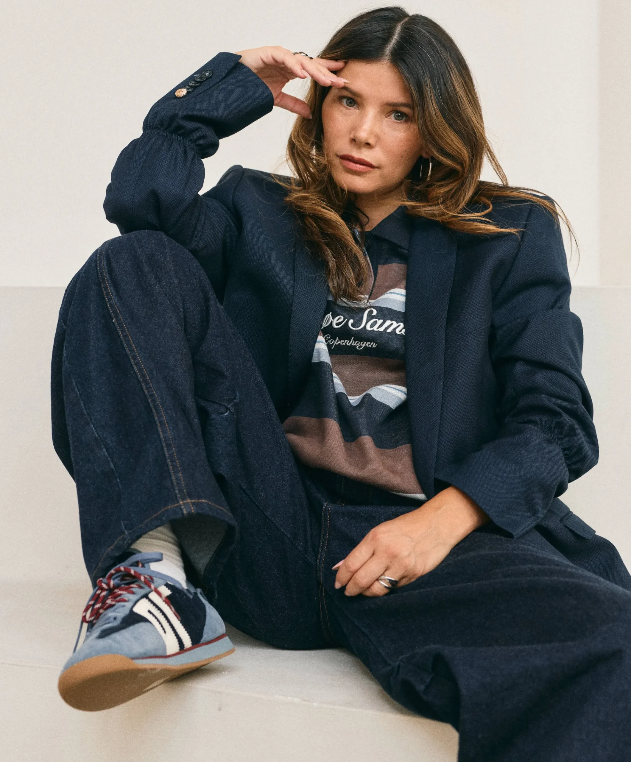 Aliana 8056 Corvette Rinse Goodstuff dames jeans blauw