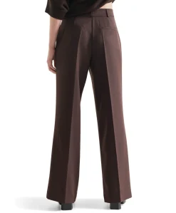 ALICE wb 453 wide leg long dames broek bruin