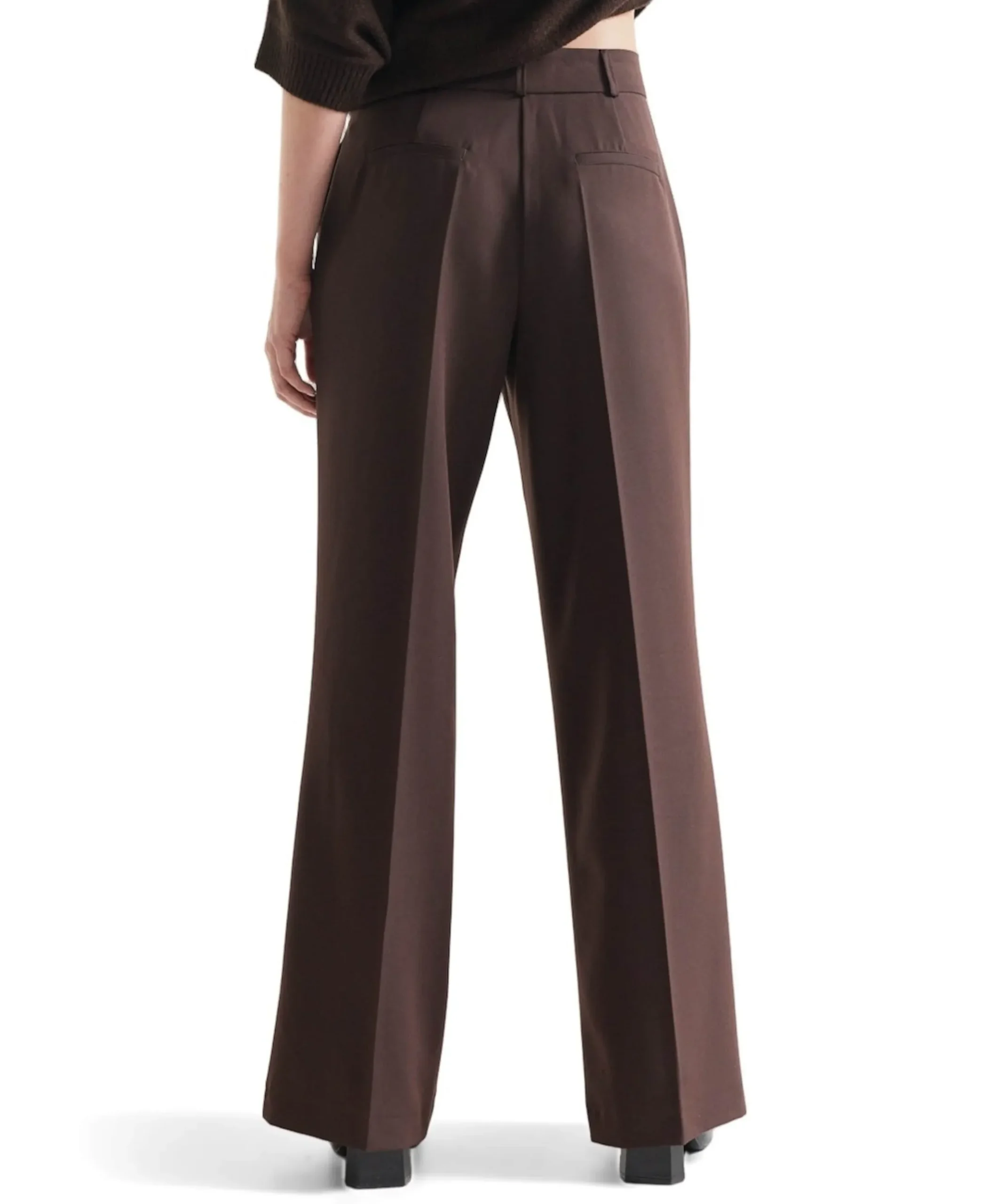 ALICE wb 453 wide leg long dames broek bruin
