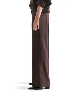 ALICE wb 453 wide leg long dames broek bruin