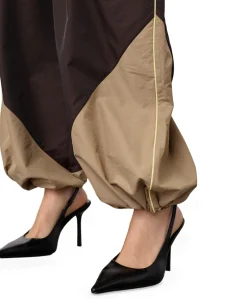 AloraCC Block Pant dames broek bruin
