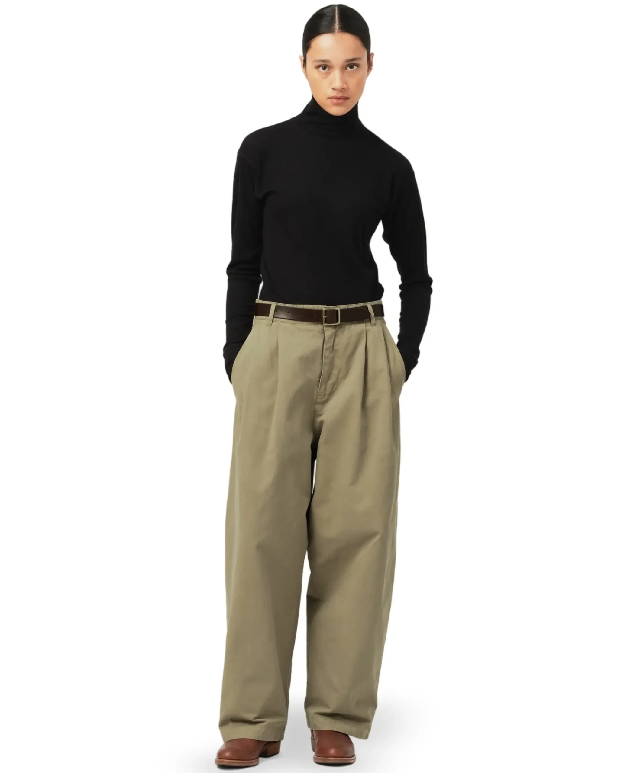 Ambassador dames broek beige