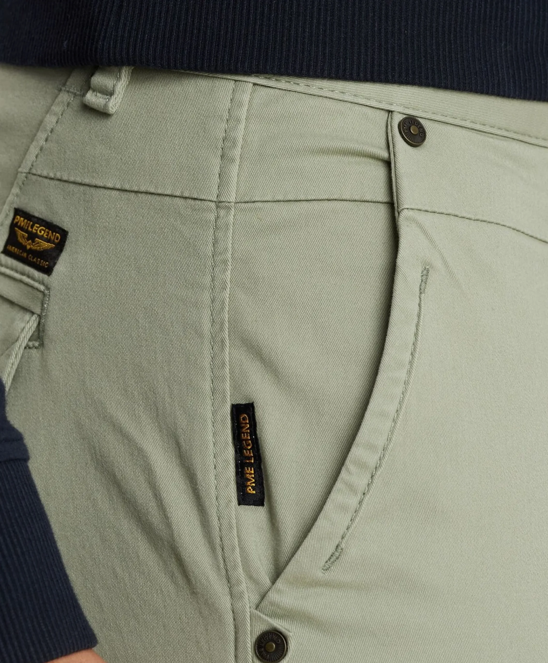 AMERICAN CLASSIC CHINO heren broek groen