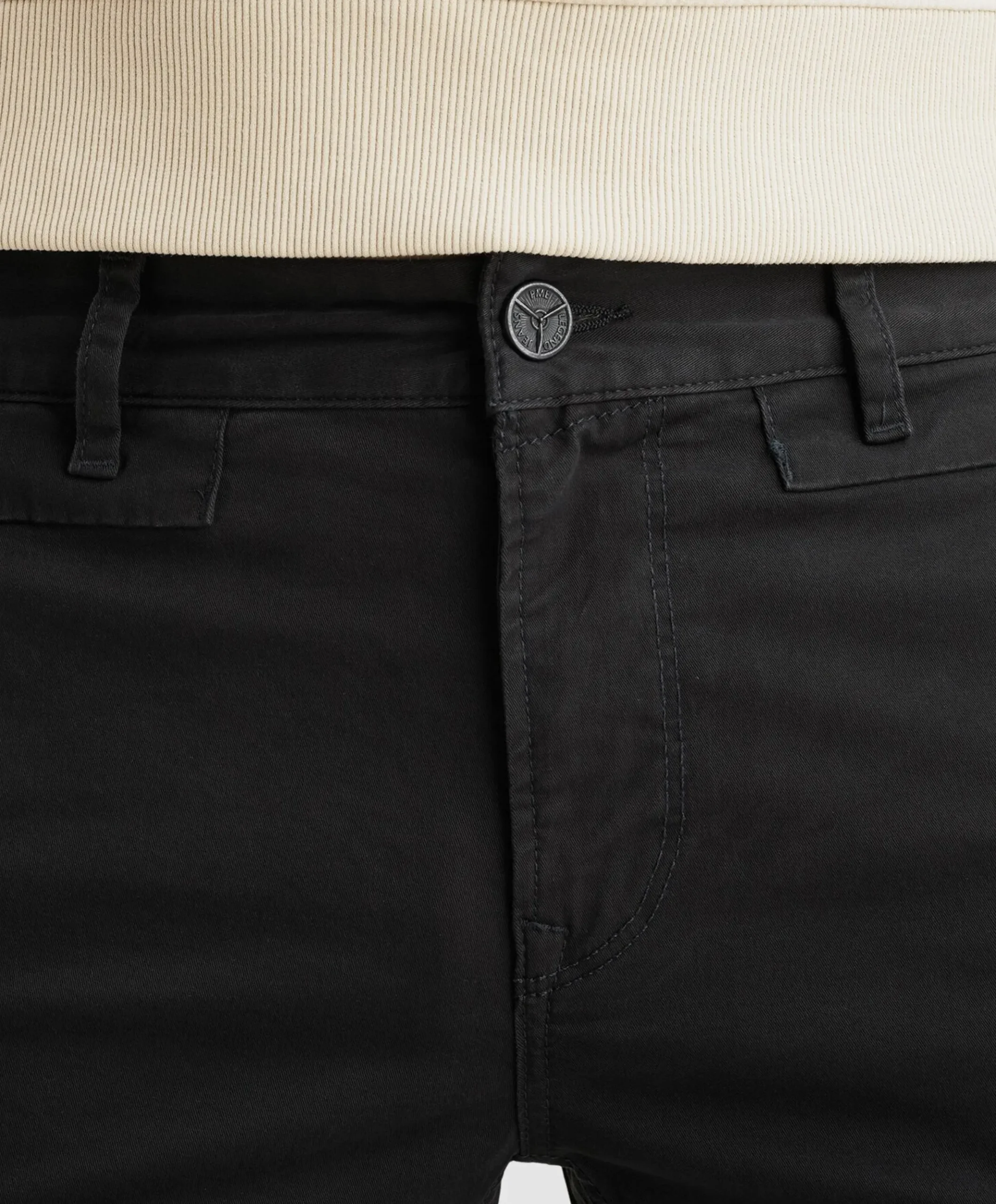 AMERICAN CLASSIC CHINO heren broek zwart
