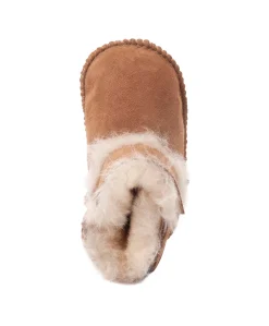 Baby bootie meisjes pantoffels bruin