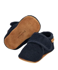 Baby wool slippers uniseks pantoffels blauw