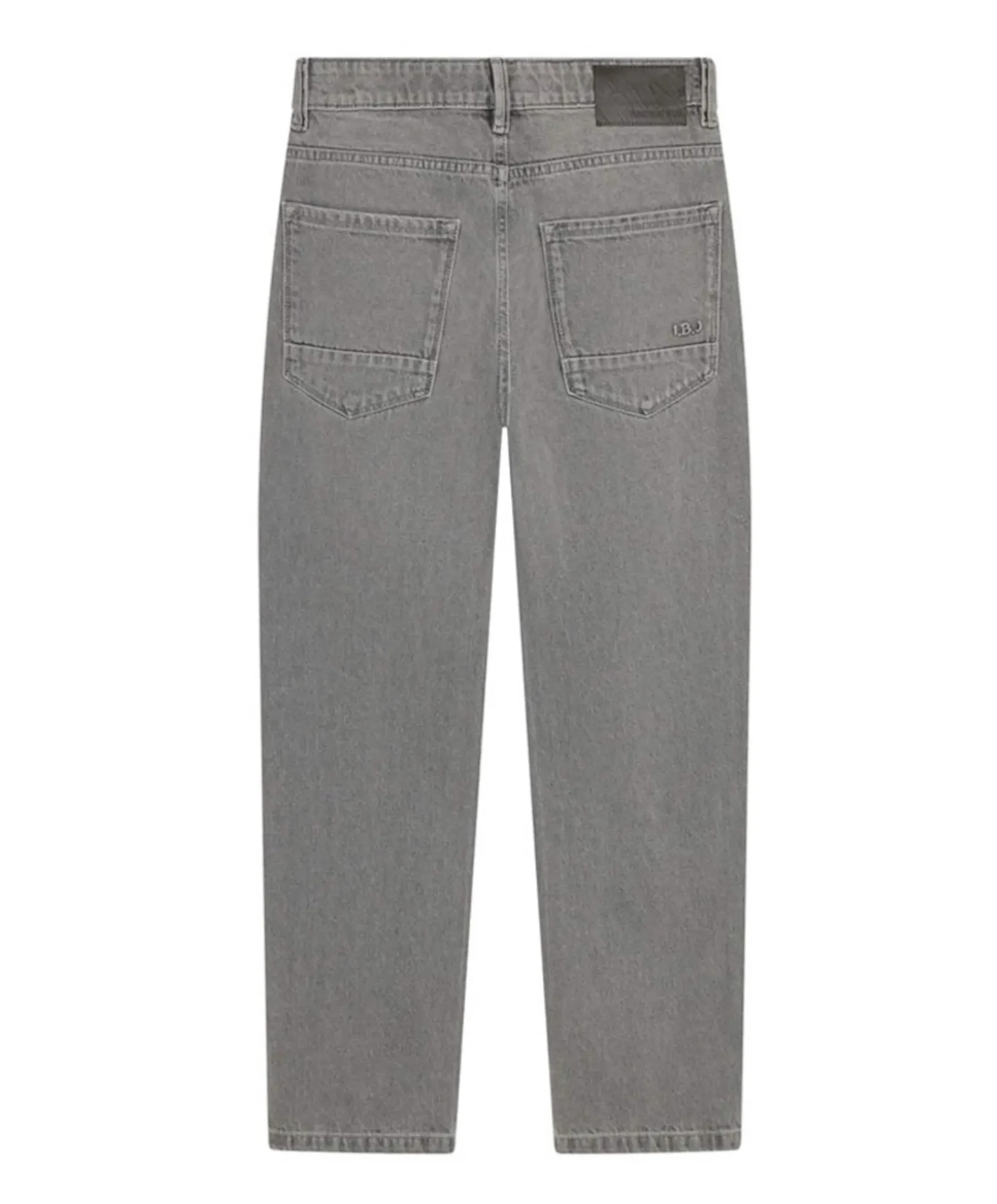 Baggy Straight Fit jongens jeans grijs