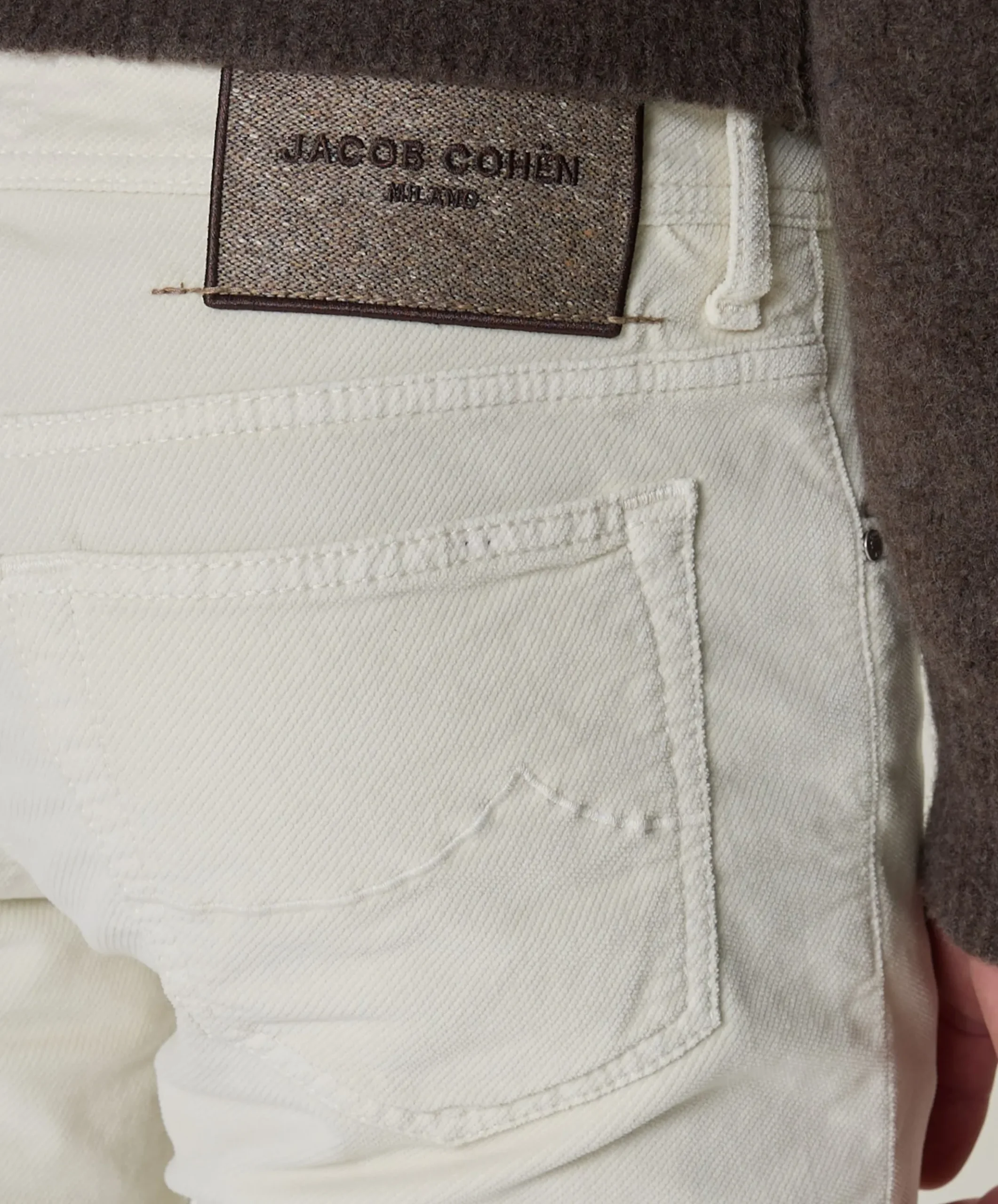 Bard Slim 5 pkt heren broek ecru