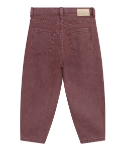 Barrel Fit Washed meisjes jeans paars