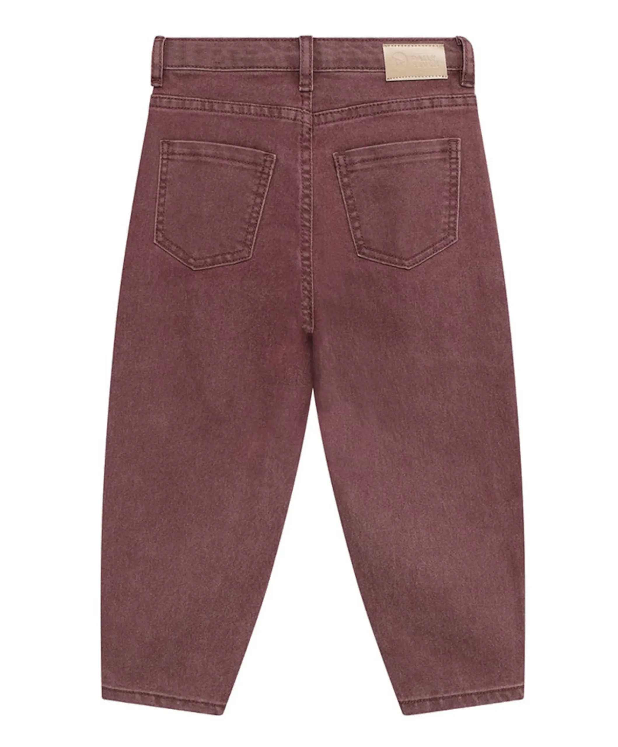 Barrel Fit Washed meisjes jeans paars