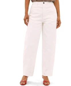 begum white jeans dames jeans wit