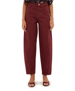 begum wine dames jeans bordeaux