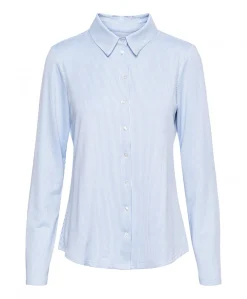 Blouse blauw