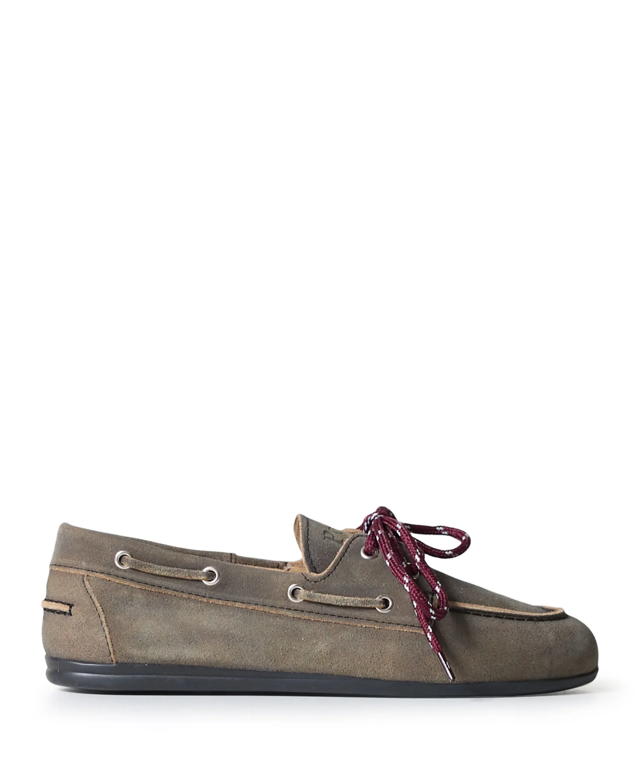 Boat Loafer Brushed dames mocassins grijs