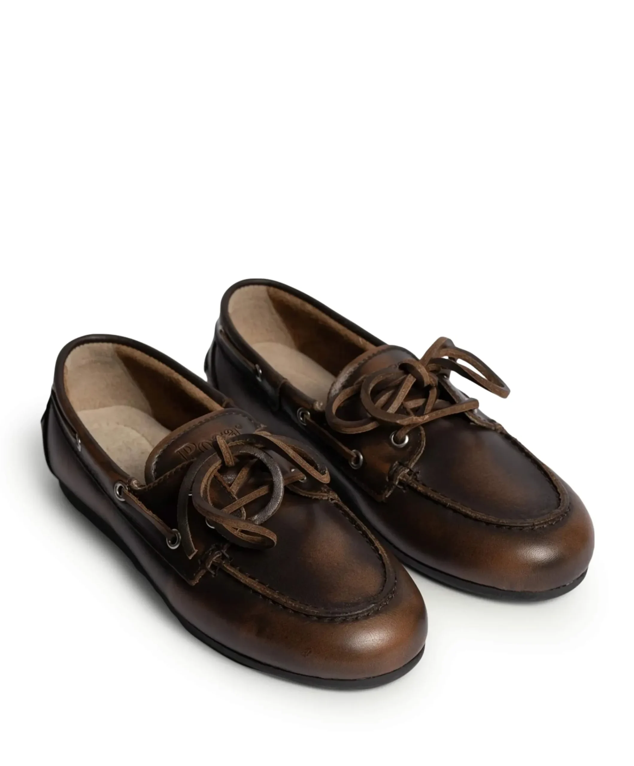 Boat Loafer Brushed dames mocassins bruin