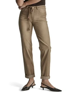 Bobby - Vintage Denim - 630 - Green dames jeans beige