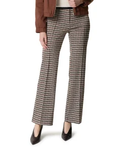 Bootcut Slim dames broek beige