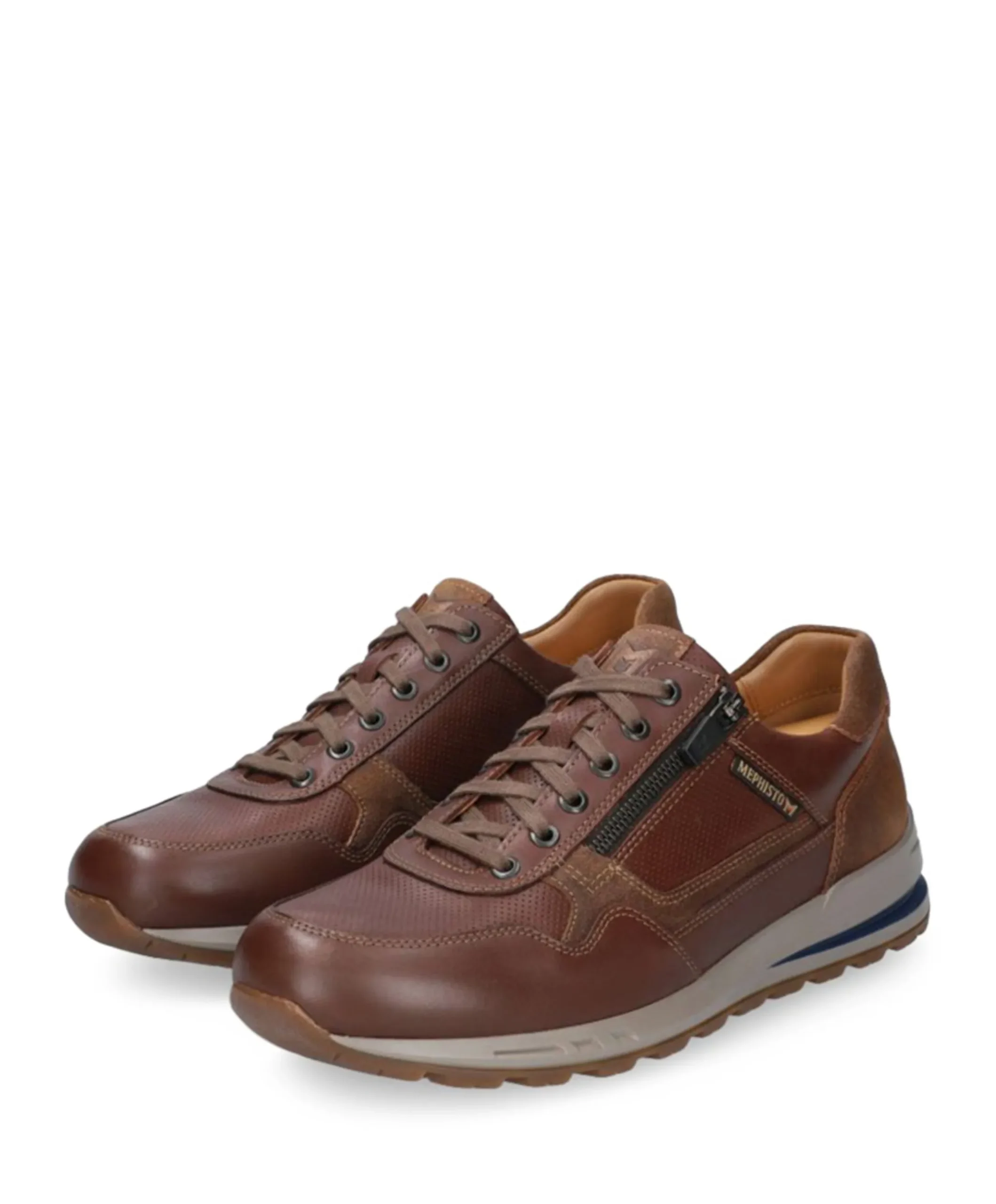 Bradley heren sneakers bruin
