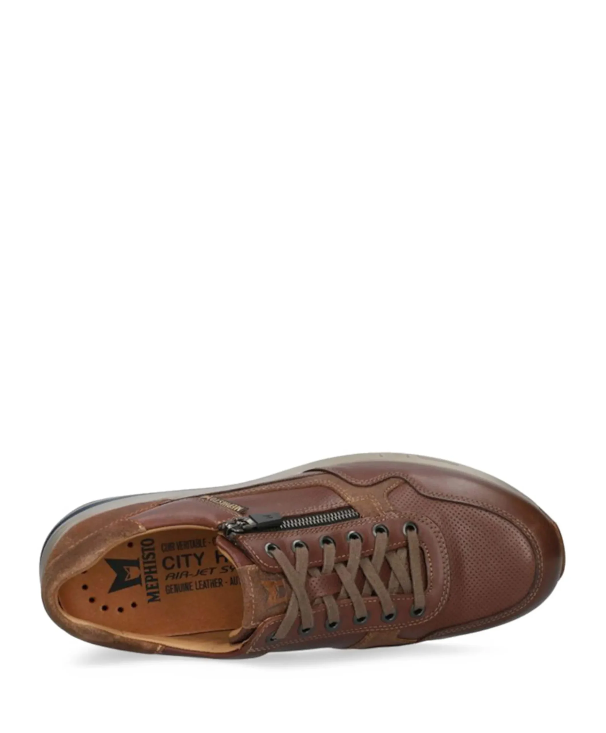 Bradley heren sneakers bruin