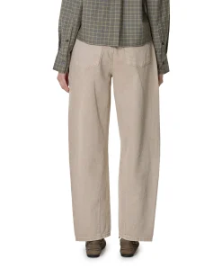 Brave barrel leg dames jeans beige