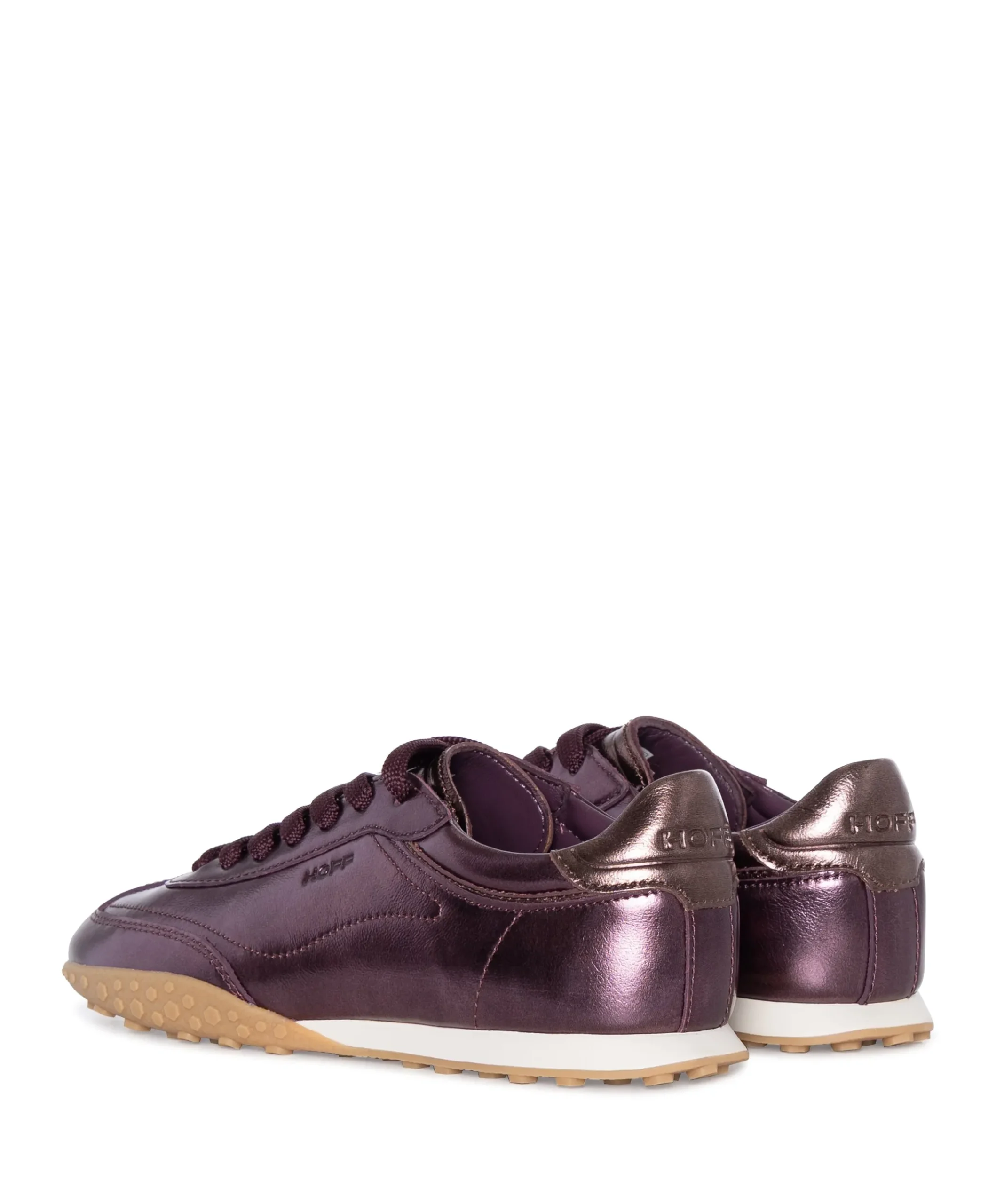 BRIDGE METALLICS dames sneakers bordeaux