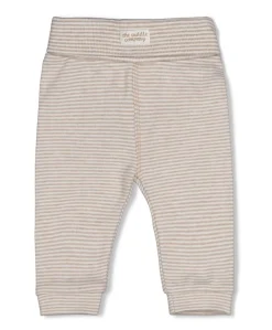 Broek streep uniseks broek bruin