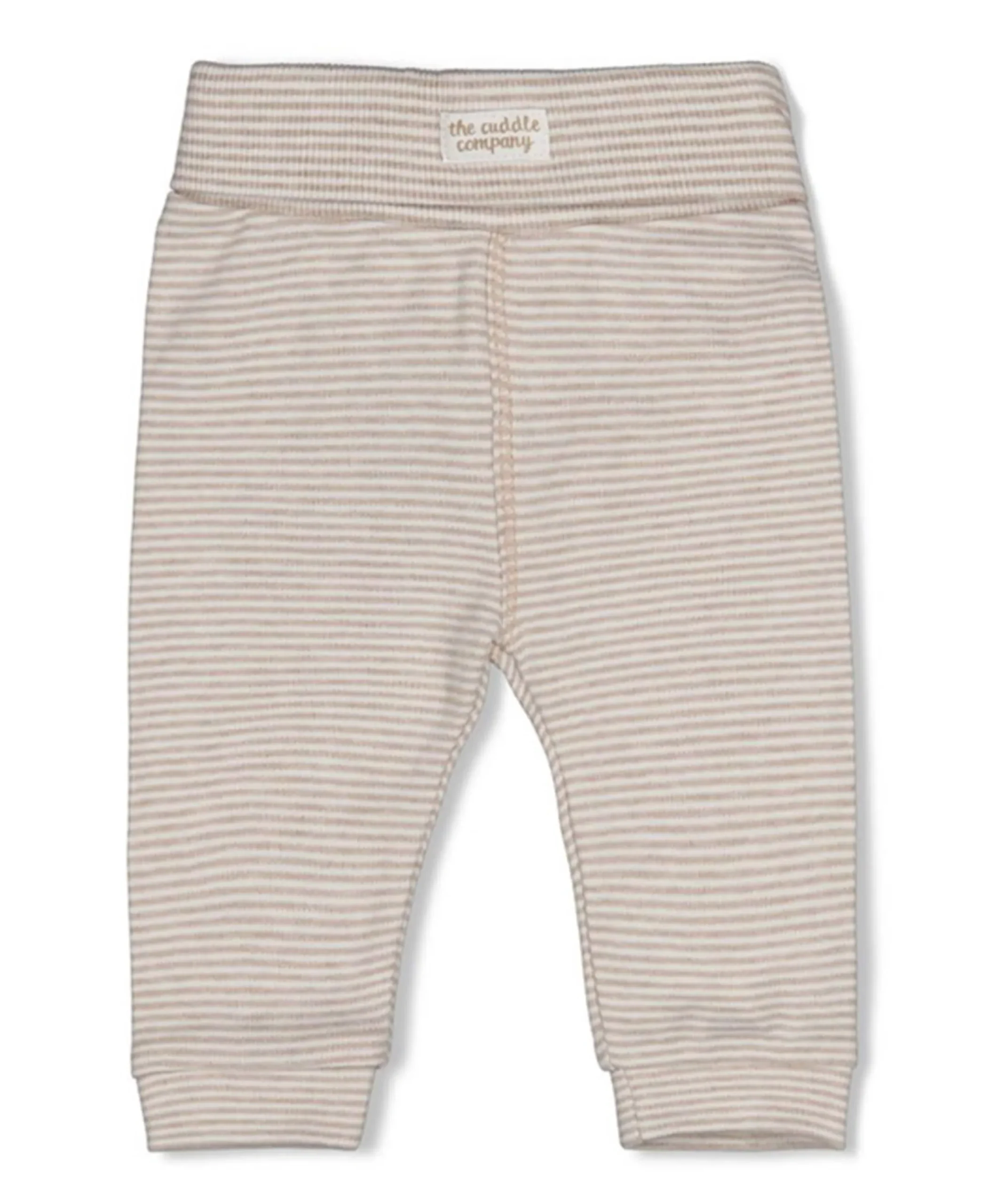 Broek streep uniseks broek bruin