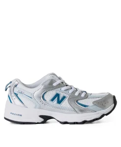530 bungee lace uniseks sneakers zilver