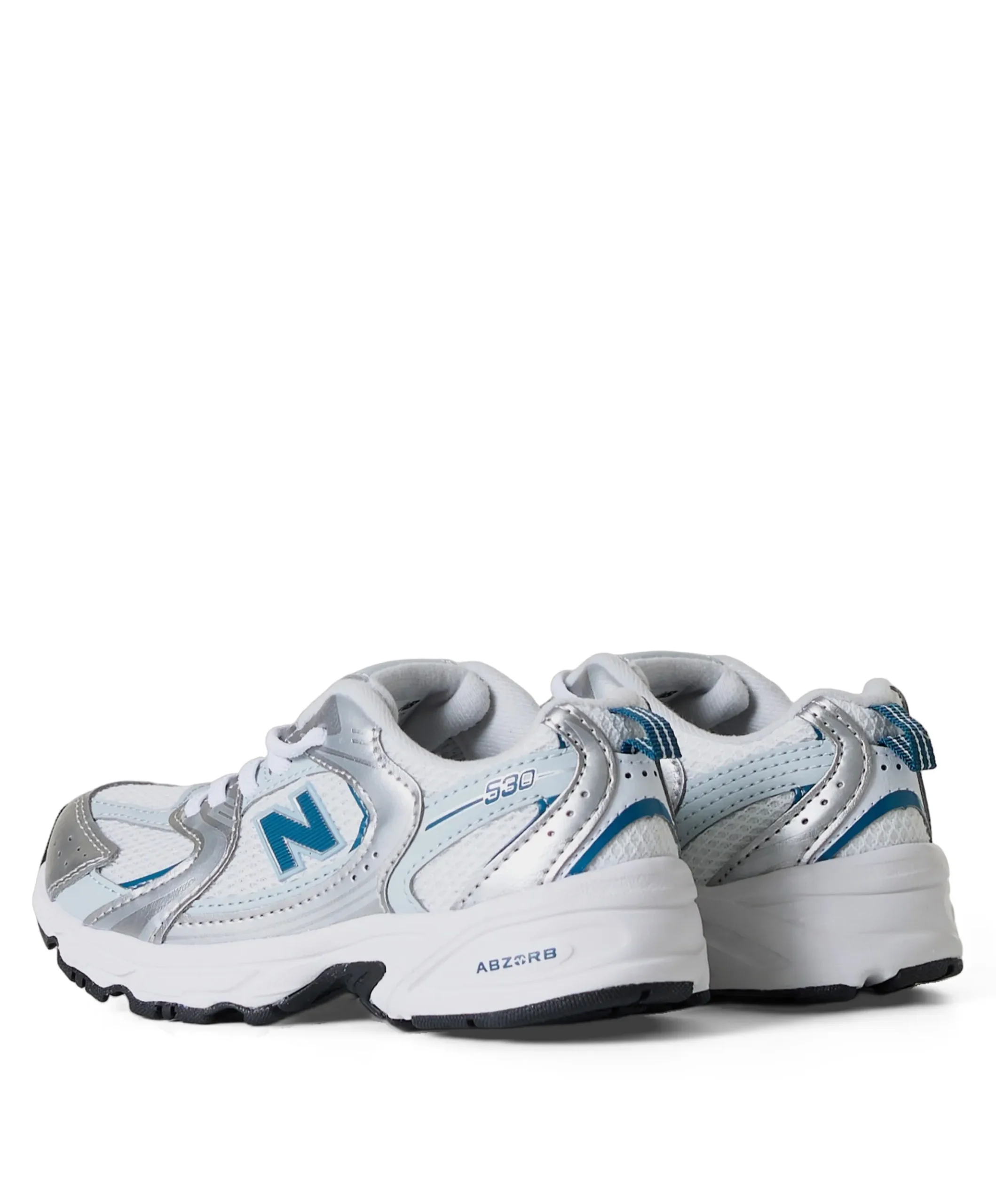 530 bungee lace uniseks sneakers zilver