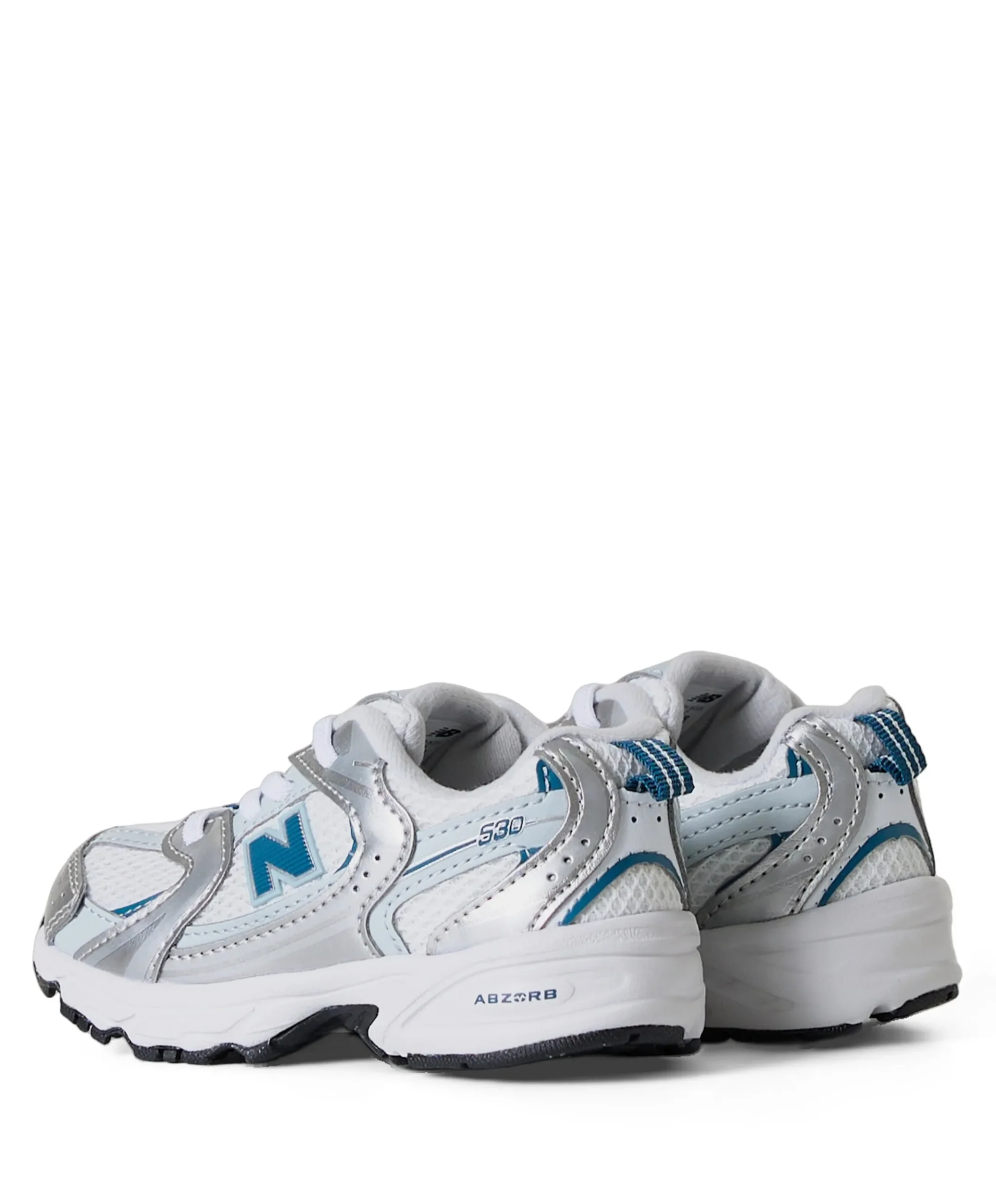 530 bungee lace uniseks sneakers zilver