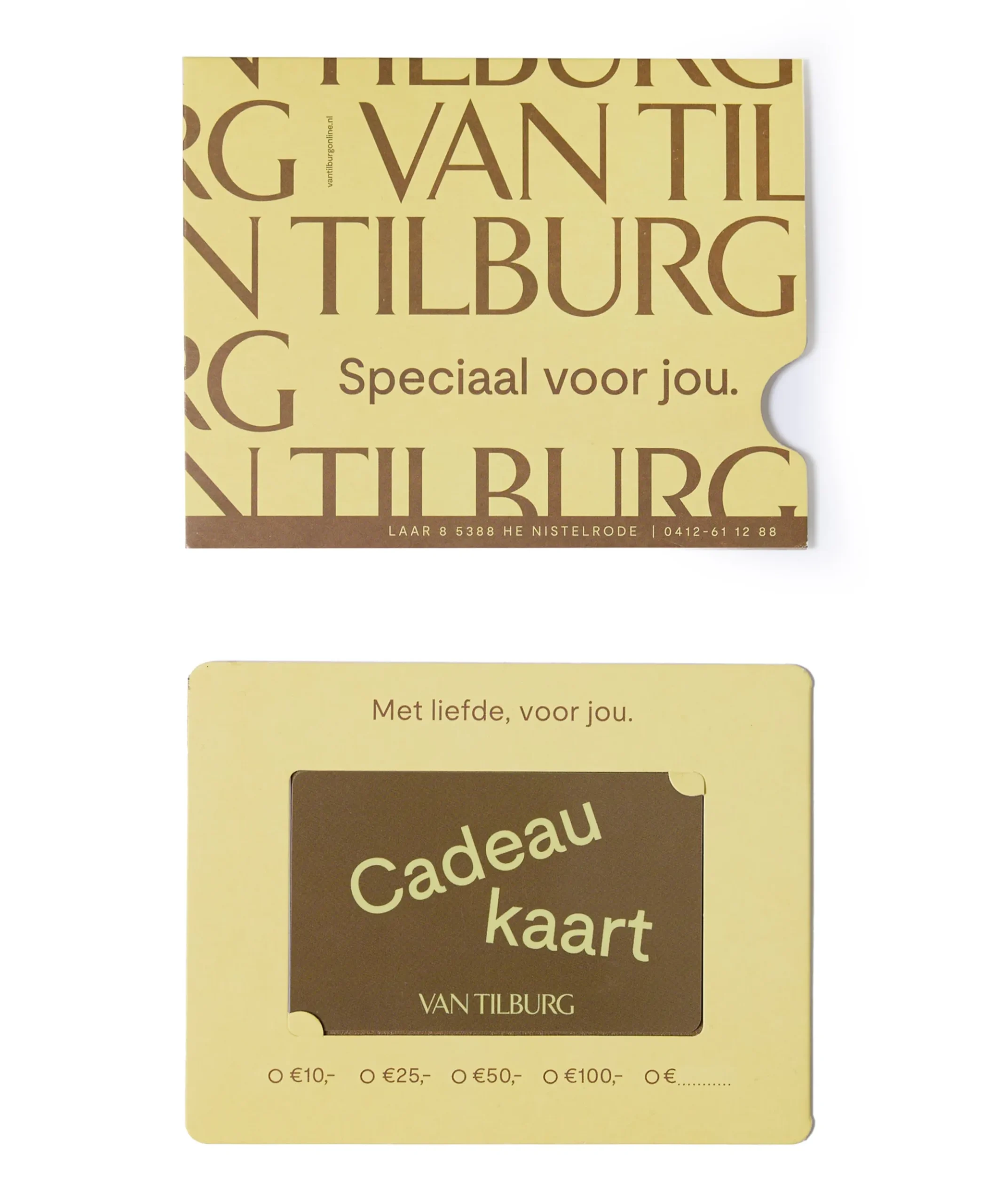 Cadeaukaart geel
