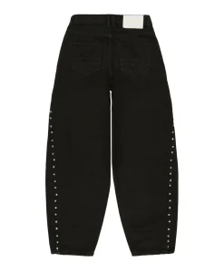 Camilla Stud meisjes jeans zwart