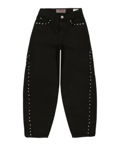 Camilla Stud meisjes jeans zwart
