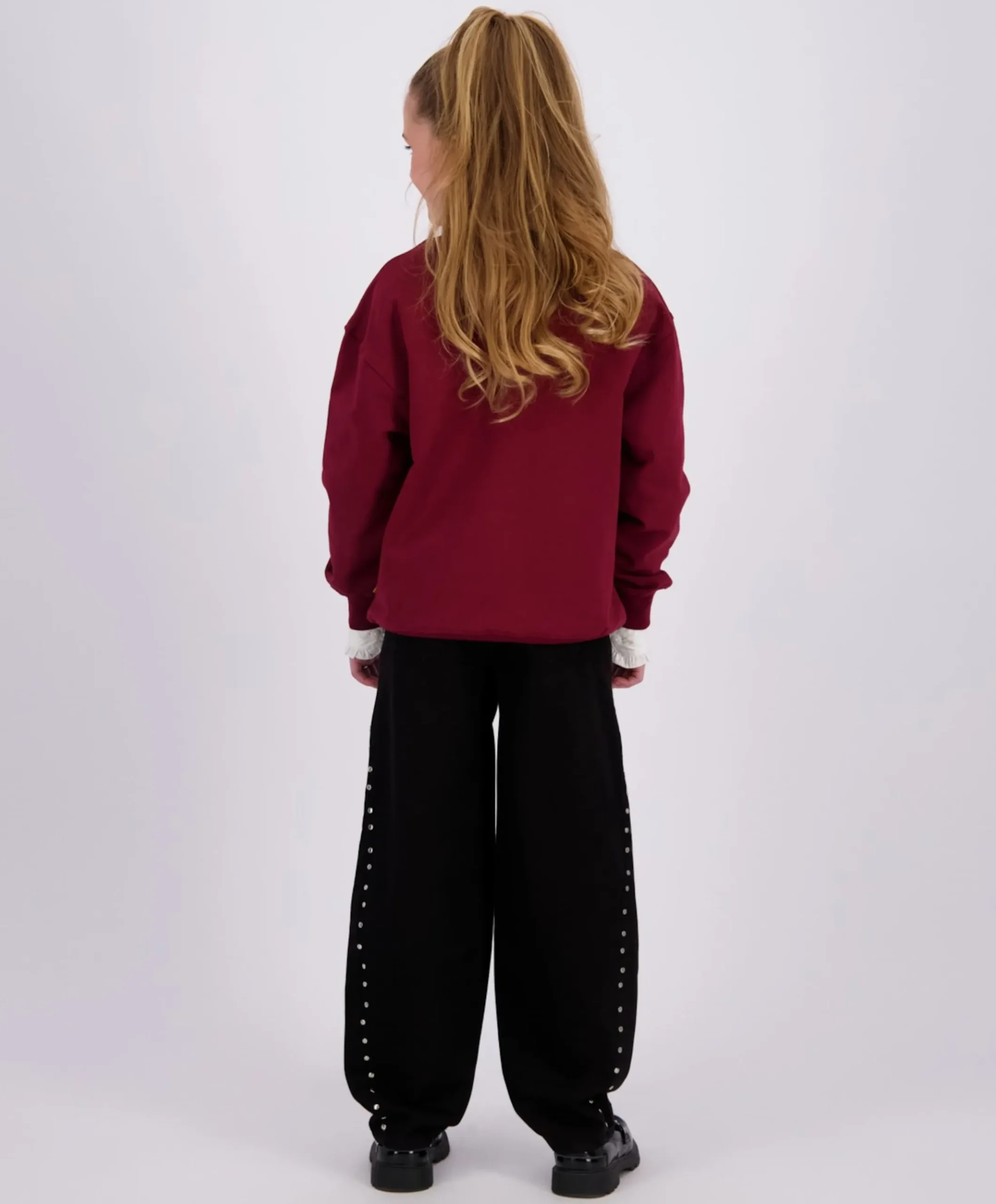 Camilla Stud meisjes jeans zwart