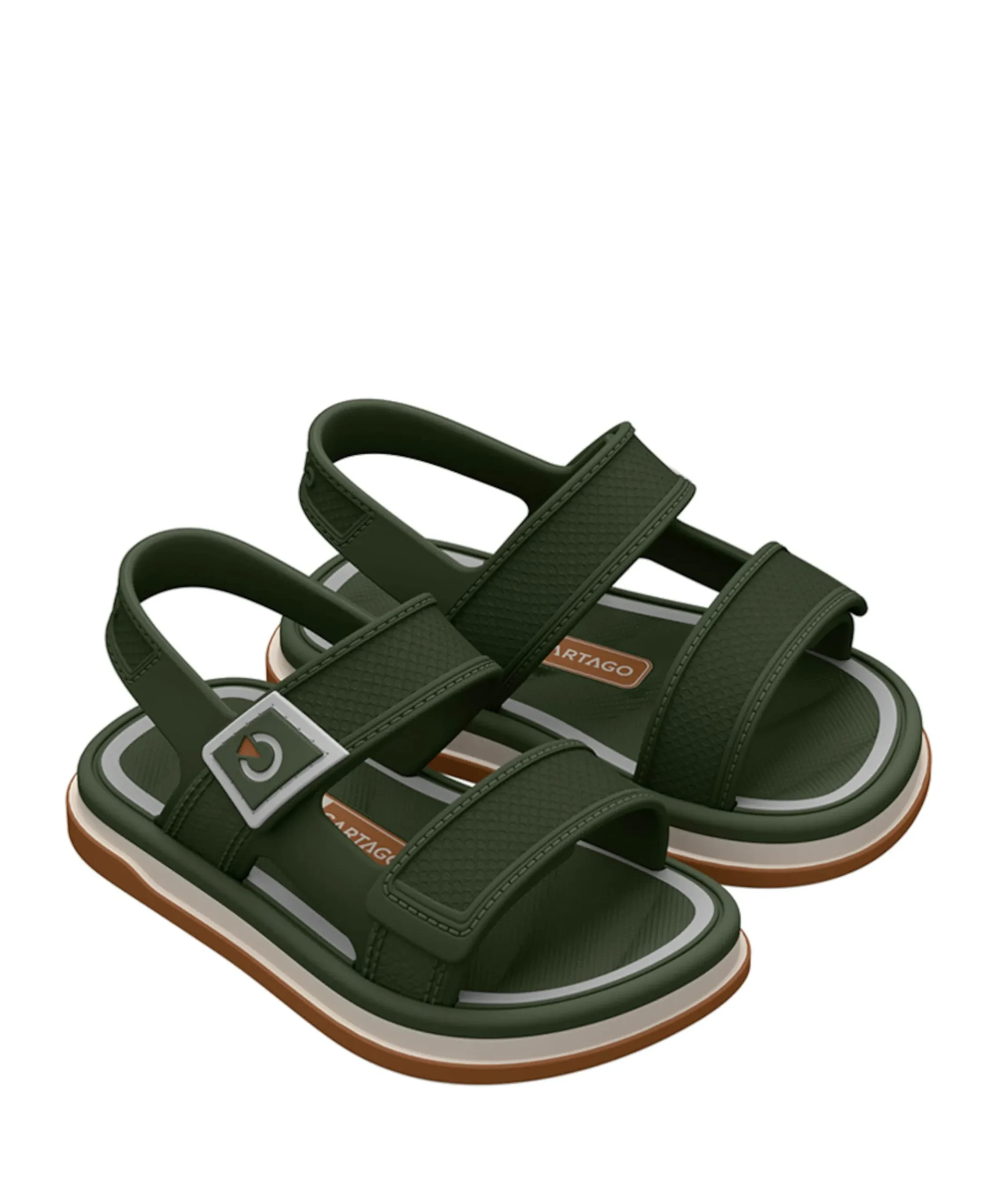 Cartago Malaga Baby jongens slippers groen