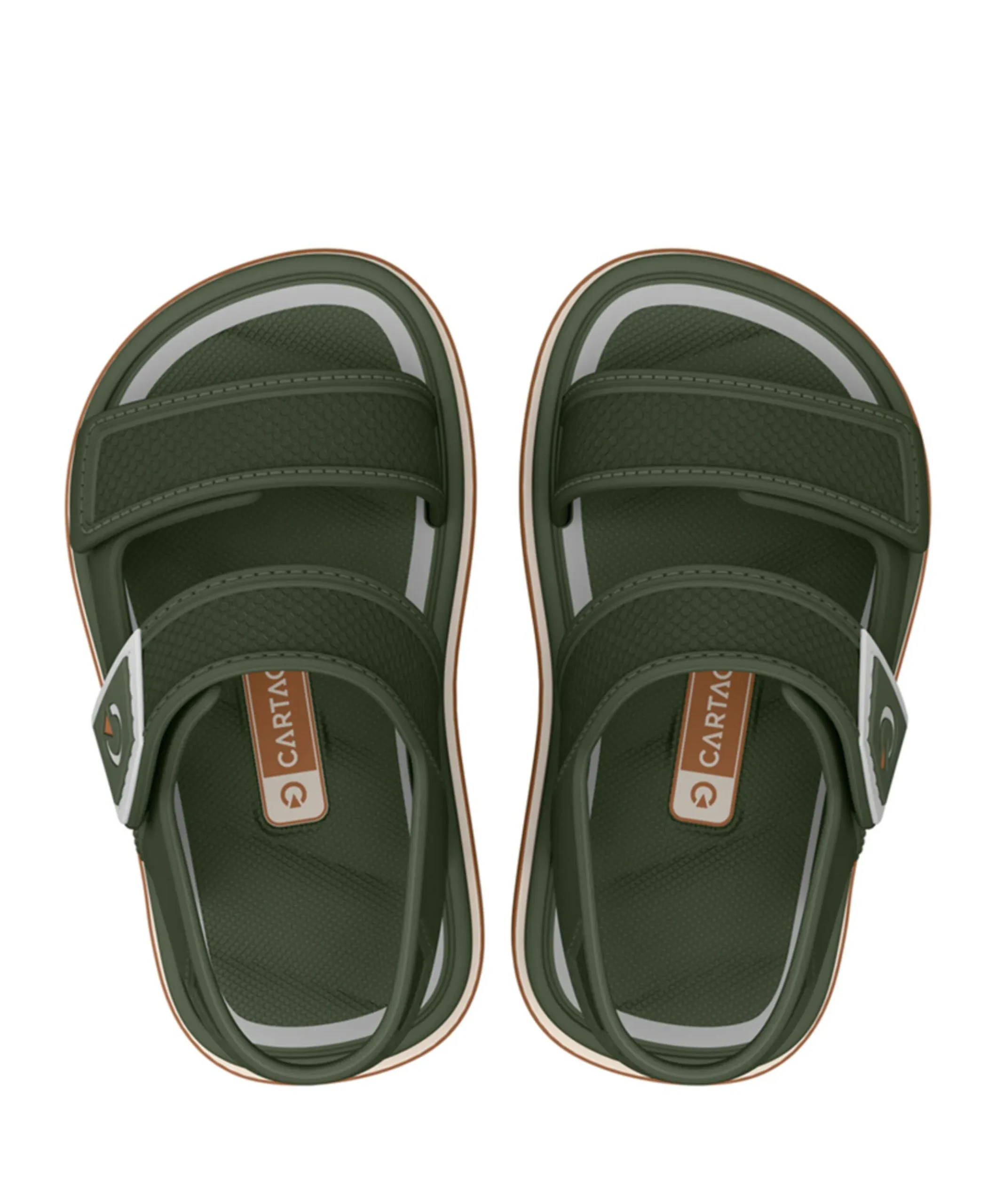 Cartago Malaga Baby jongens slippers groen