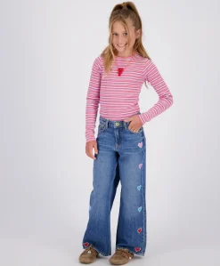 Cassie Hearts meisjes jeans blauw